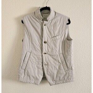 Rye 51 Vest Mens 40 The Beckett Tan Beige Pockets Buttons Outdoor Classic